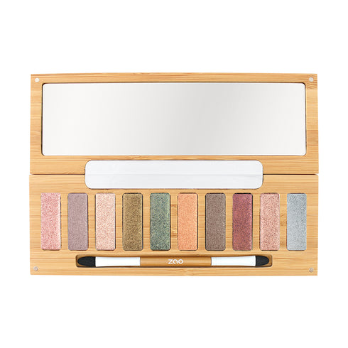 Zao 流光閃爍10色礦物眼影盤 Eyeshadow Palette Ultra Shiny