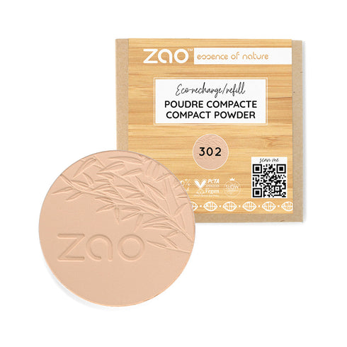 Zao 輕盈啞緻礦物護膚粉餅 Compact Powder