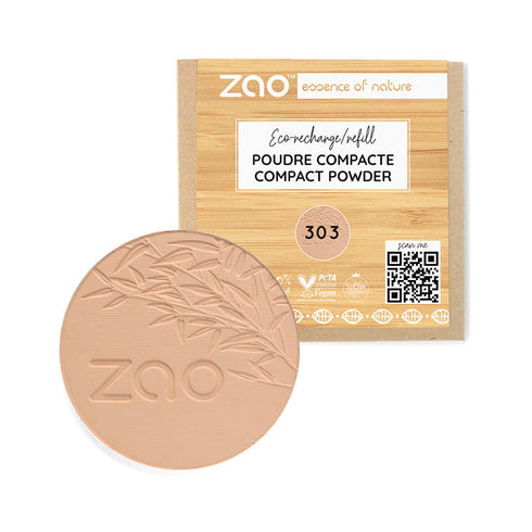 Zao 輕盈啞緻礦物護膚粉餅 Compact Powder