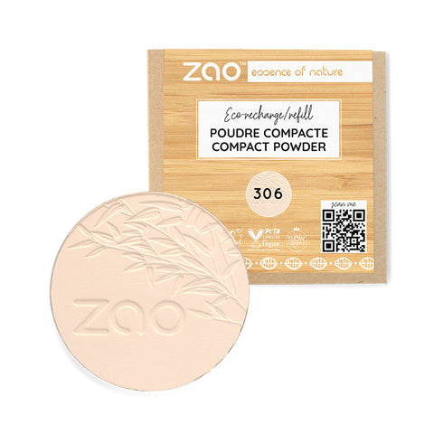 Zao 輕盈啞緻礦物護膚粉餅 Compact Powder