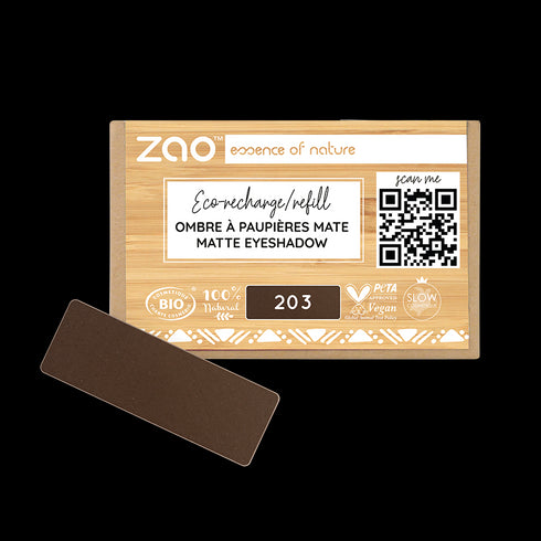 Zao 長方礦物眼影補充裝 Rectangle Eyeshadow Refill