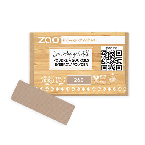 Zao 柔和定色礦物眉粉 Eyebrow Powder