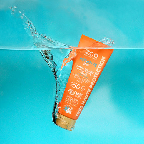 Zao 透明水盈面部防曬霜 Moisturising Face Sunscreen SPF50