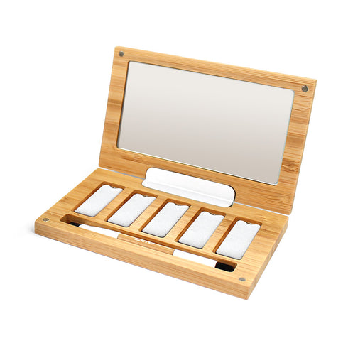 Zao 玩味 5 色礦物眼影盒 - 組件 (空) Bamboo Box Five