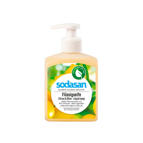 Sodasan 純天然潔手皂液 ( 柑橘 ) Liquid Soap (Citrus & Olive)