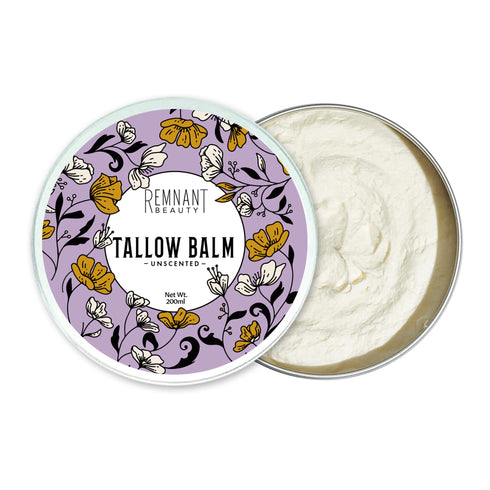 Remnant Beauty 有機牛脂軟膏 ( 無香 ) Tallow Balm (Unscented)