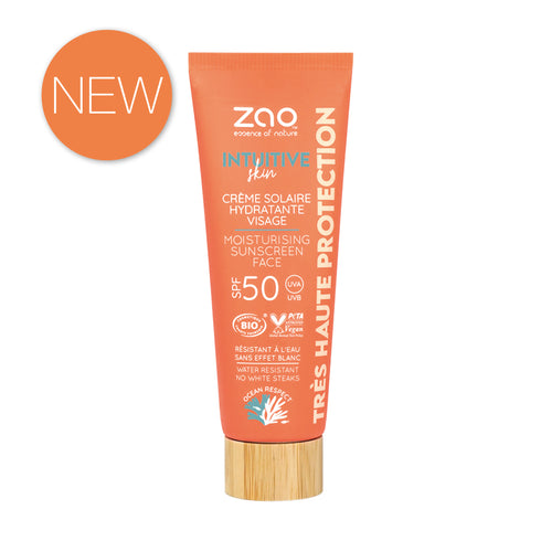 Zao 透明水盈面部防曬霜 Moisturising Face Sunscreen SPF50