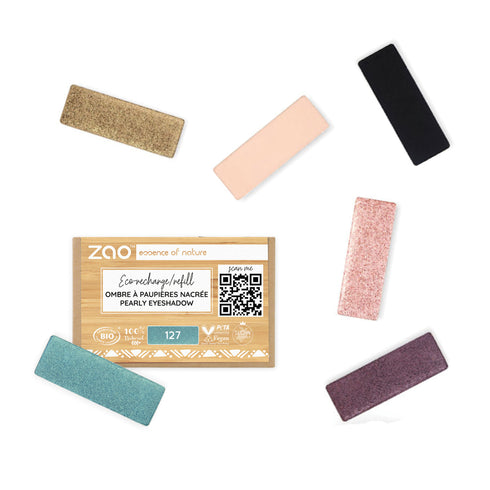 Zao 長方礦物眼影補充裝 Rectangle Eyeshadow Refill