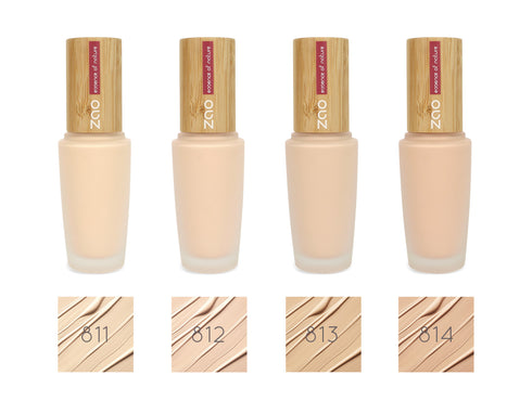 Zao 升級版 絲滑無瑕護膚粉底液 Silk Foundation