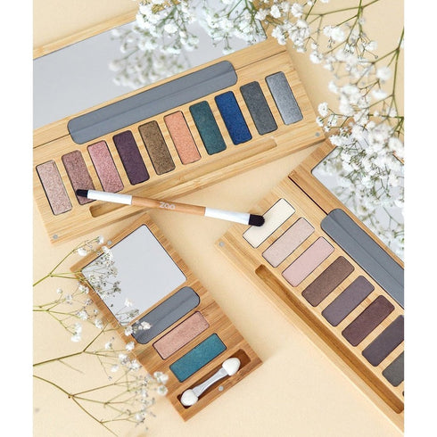 Zao 流光閃爍10色礦物眼影盤 Palette Ultra Shiny