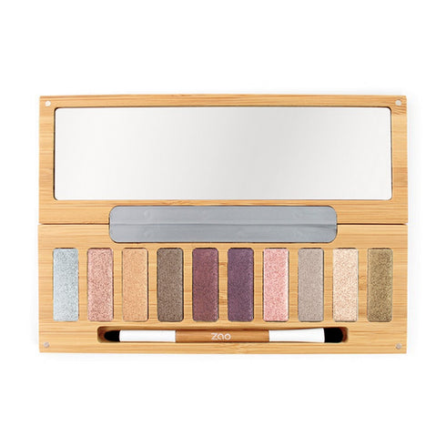 Zao 流光閃爍10色礦物眼影盤 Palette Ultra Shiny