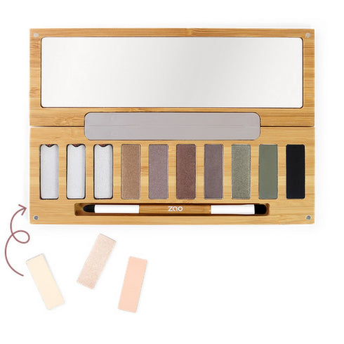 Zao 魅惑亮采10色礦物眼影盤 Palette Clin d'Oeil